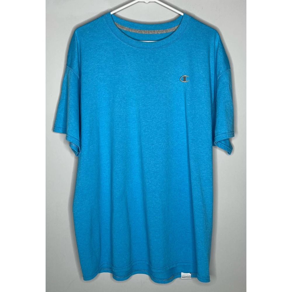 Champion Men’s Crew Neck T-Shirt XL Blue - Picture 1 of 4